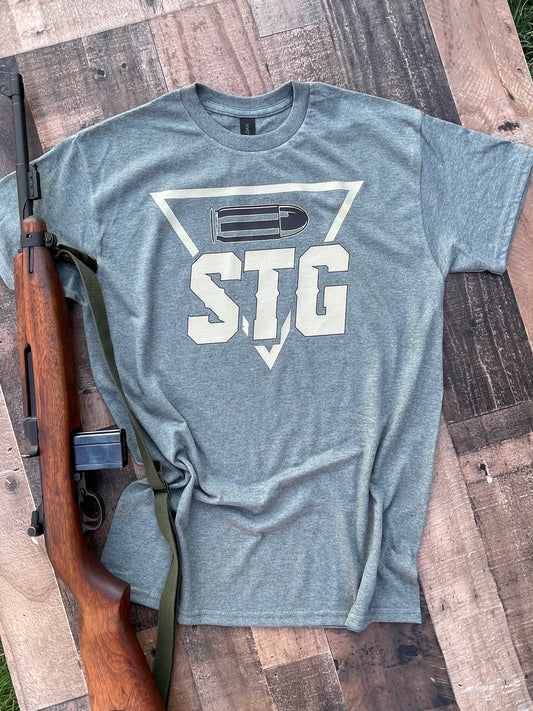 Heather Military STG Logo Tshirt